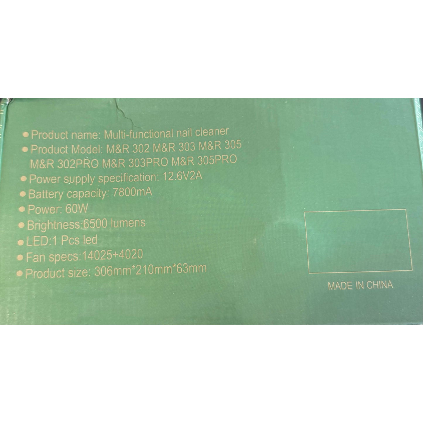 M&R 305 PRO Nail Dust Collector