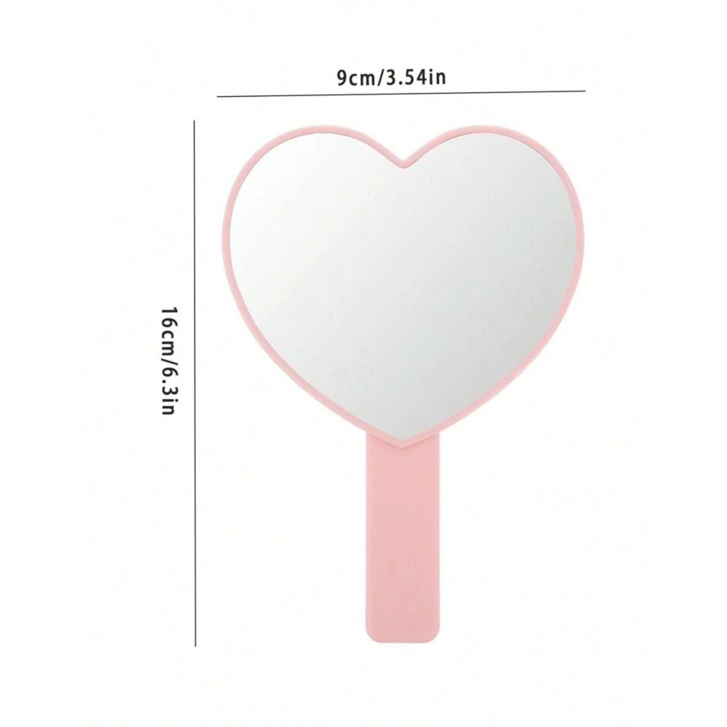 Pink Heart Mirror