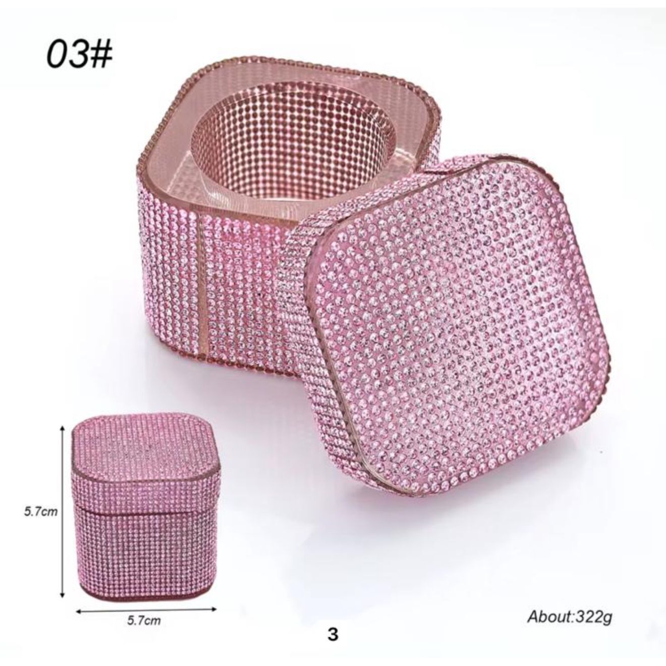 Dappen Dish - Pink Bling