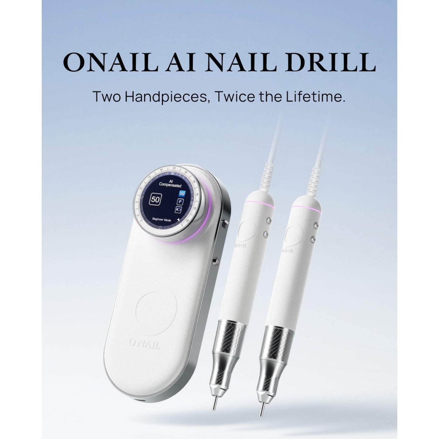 ONAIL AI Nail Drill - 2 Handpiece