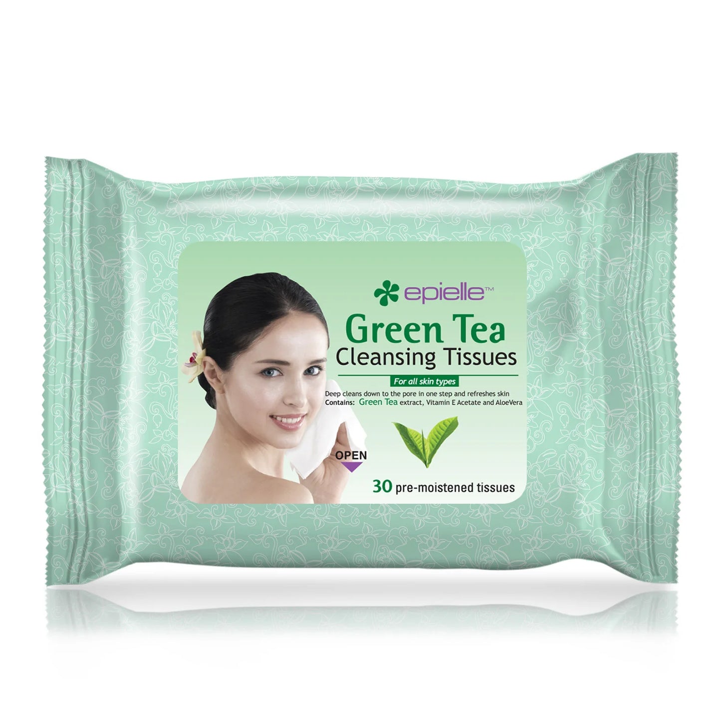 Green Tea Facial Cleansing Tissues | 30CT