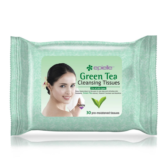 Green Tea Facial Cleansing Tissues | 30CT