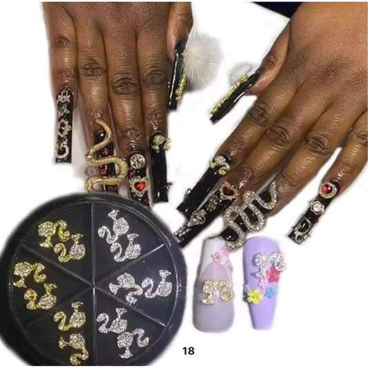 Nails Charms - Barbie Doll Head 18PC