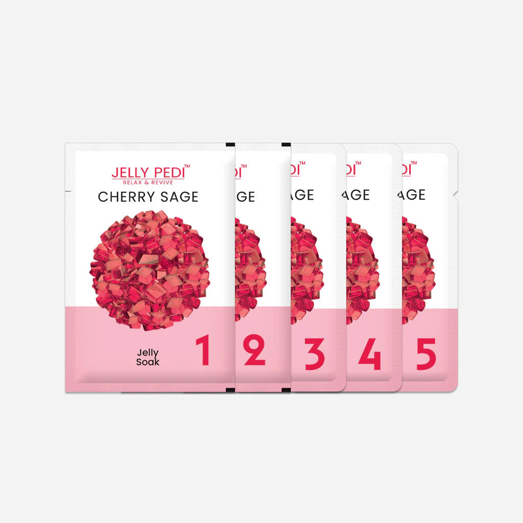 JELLY PEDI CHERRY SAGE 5-STEP
