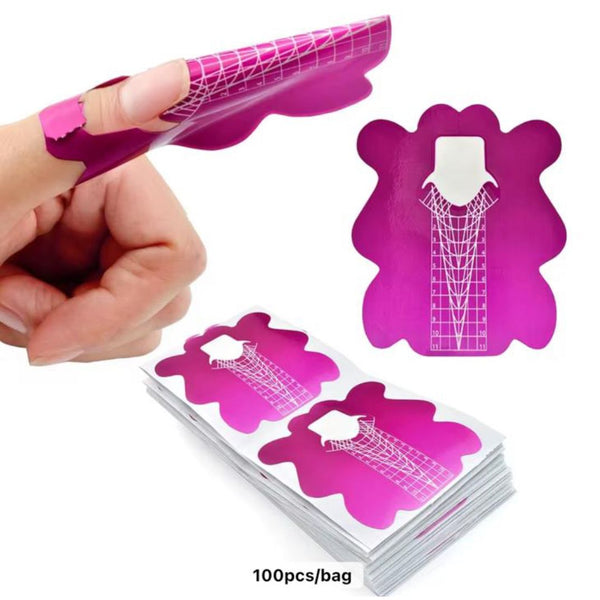 Long Nails Forms - 100PCS