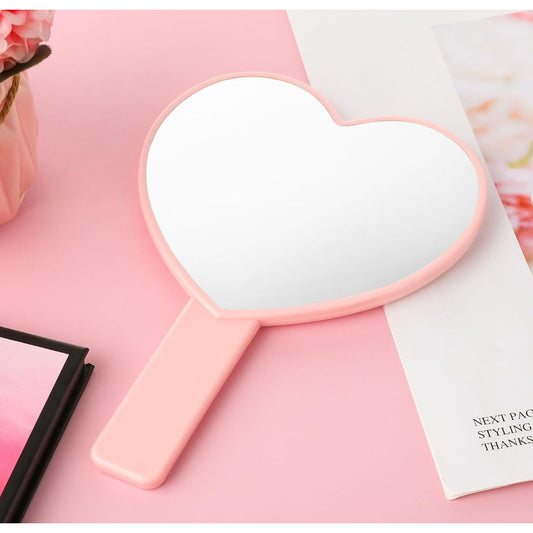 Pink Heart Mirror