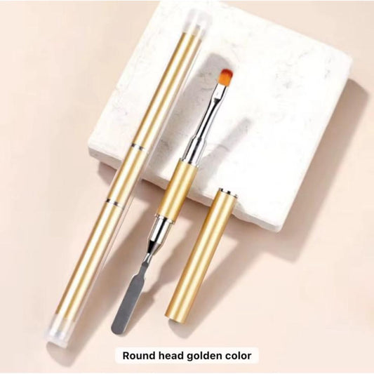 Polygel Brush- Gold
