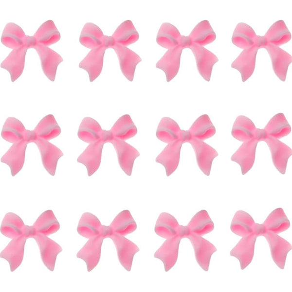 Nail Charms - Pink Bow 10 PCS