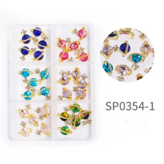 Nail Charms - Spaceship Gold #1
