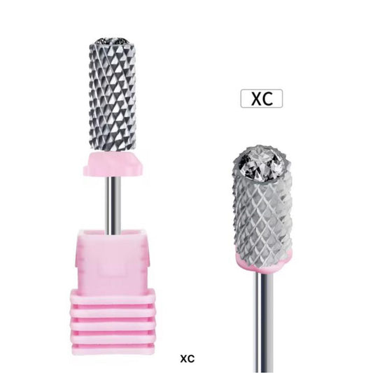 Nail Drill Bit Tungsten Steel Large Barrell With Gem Top - EXTRA COARSE