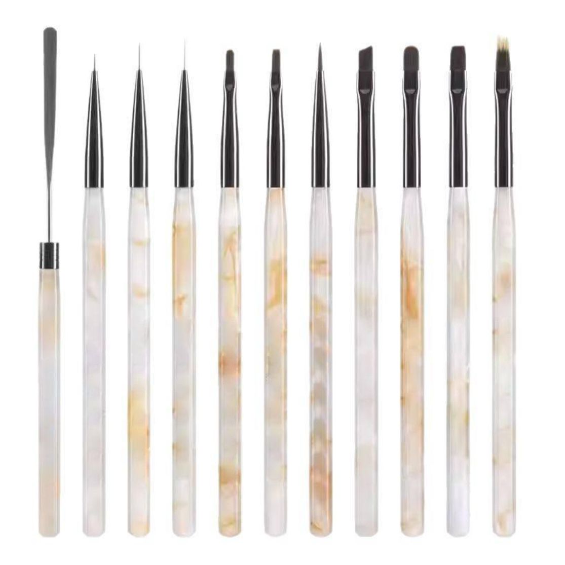 Nail Art Brush Set - 11PCS