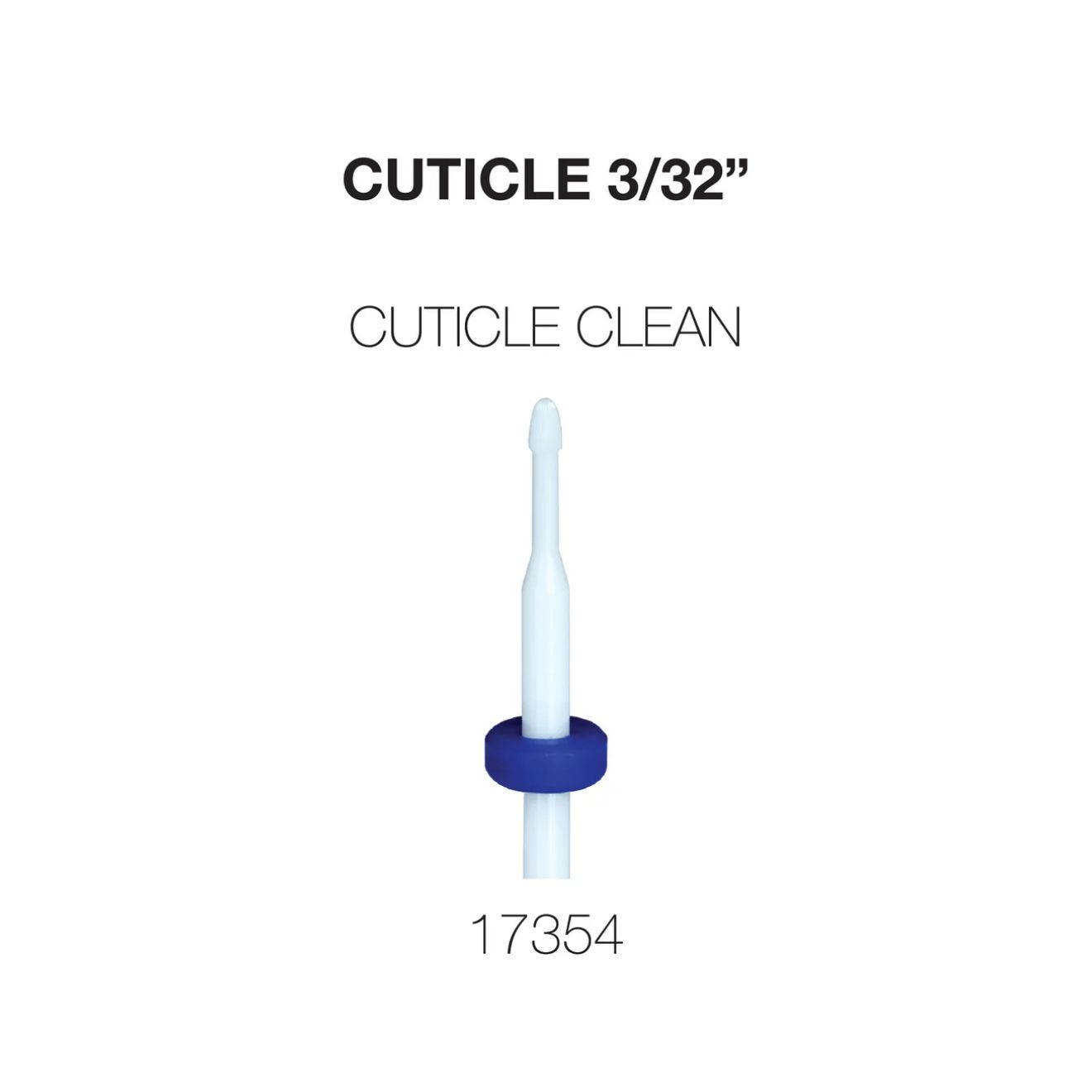 Cre8tion Cuticle Clean Ceramic Bit - 3/32"
