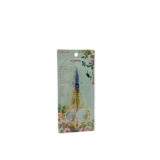 Gold Retro Nail Art Scissors - Stainless Steel