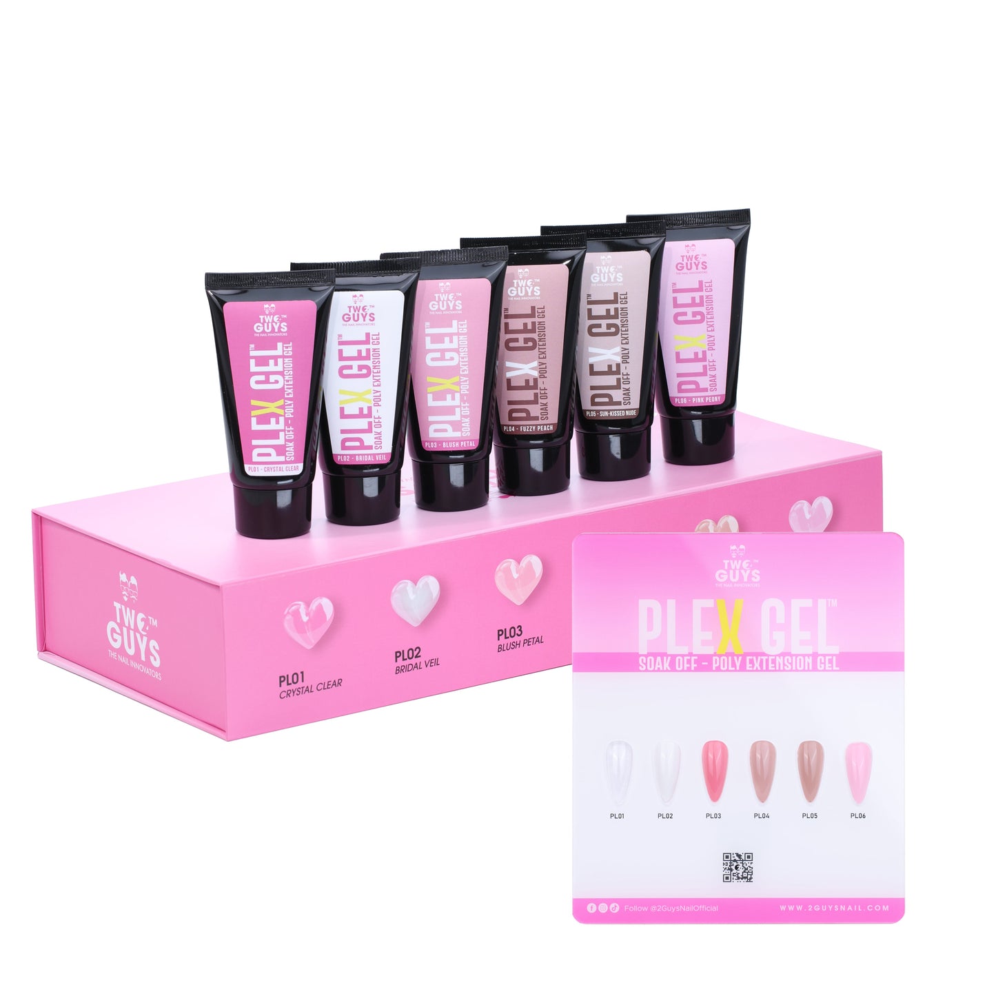 2GUYS PL06 PINK PEONY - PLEX GEL