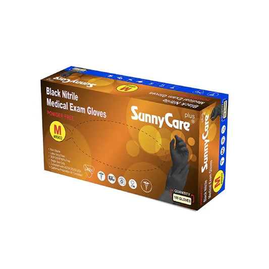 Black Nitrile Gloves