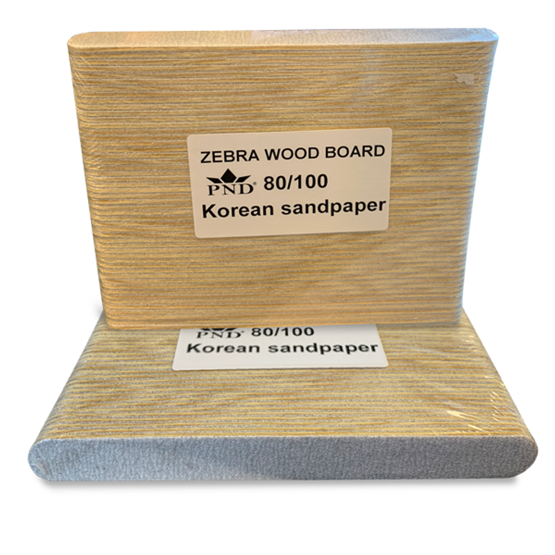 Mini Files Zebra Wood Board 5" 50PC