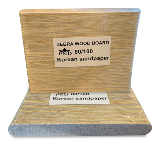 Mini Files Zebra Wood Board 5" 50PC