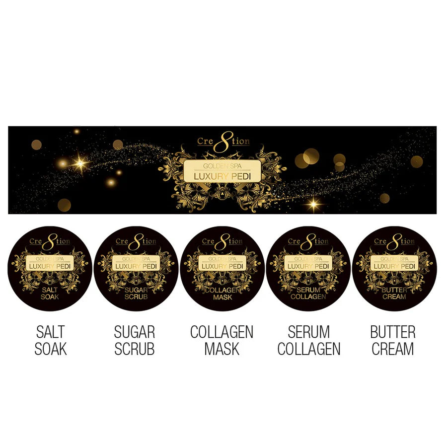 Cre8tion - Luxury Golden Pedicure Spa